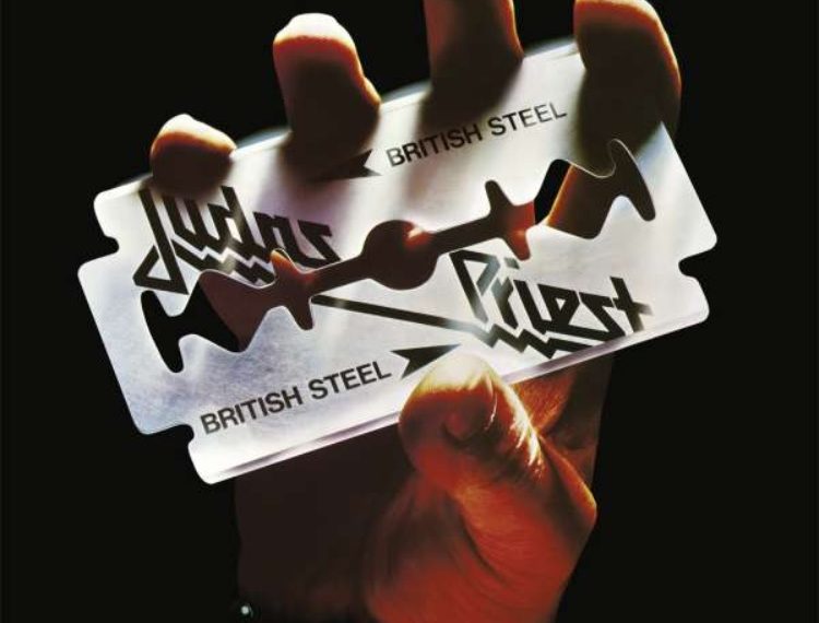 Das Albumcover "British Steel" von Judas Priest