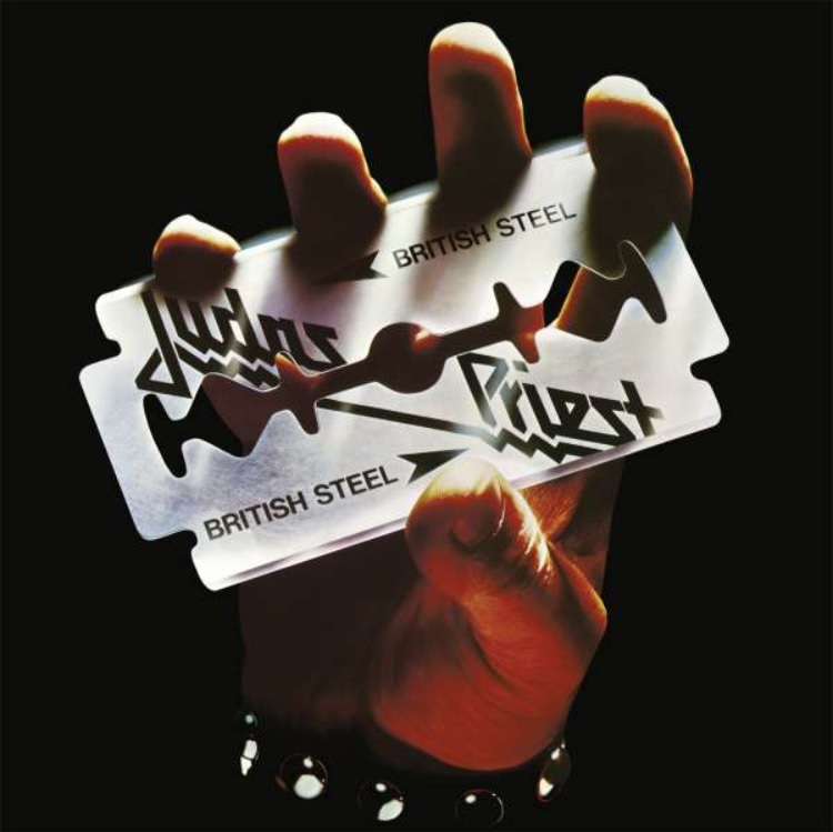 Das Albumcover "British Steel" von Judas Priest