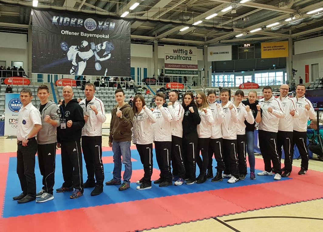 Das Kickboxteam Kainer e.V. - Franken Fighters aus Adelsdorf hat 2018 beim Offenen Bayernpokal teilgenommen.