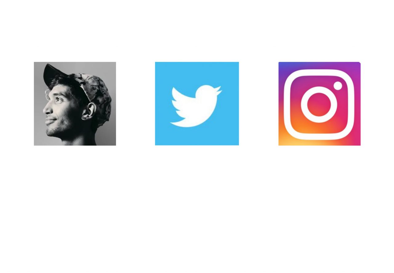 Auf dem Foto sind die drei Icons der Apps Clubhouse, Twitter und Instagram zu sehen.