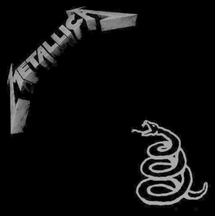 Das ist das sogenannte "Black Album" von Metallica. Es hat seinen Namen von dem schwarzen Albumcover. Außerdem ist eine weiße Schlange zu sehen.