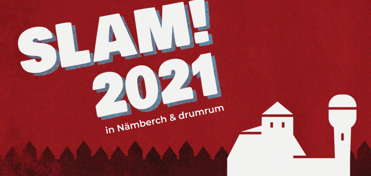 Logo des SLAM! 2021 - die offizielle deutsche Meisterschaft im Poetry Slam