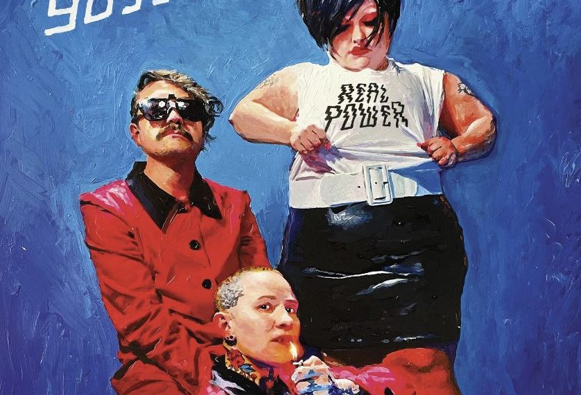 Das Albumcover "Real Power" von Gossip zeigt die Bandmitglieder als Gemälde.