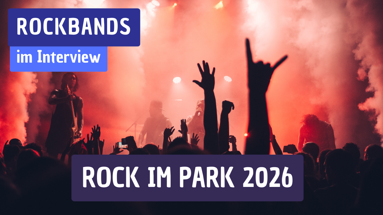 Das Foto ist ein Symbolbild für Rock im Park. Man sieht, Arme, die in die Höhe gestreckt sind. Im Hintergrund steht eine Band auf der Bühne.